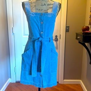 Rails denim button up dress. NEW but tags removed. Size small.